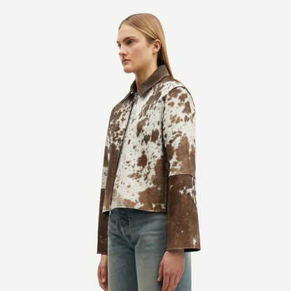 COW PATTERN JACKET